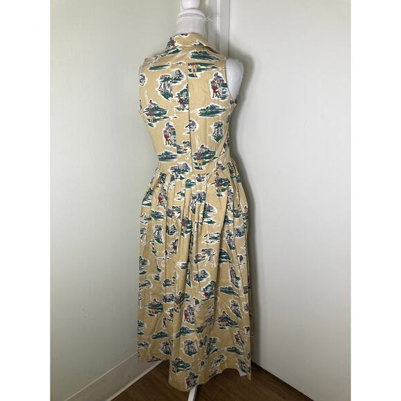 Buru Golf Scene Dress Sz S - Picture 2 of 3